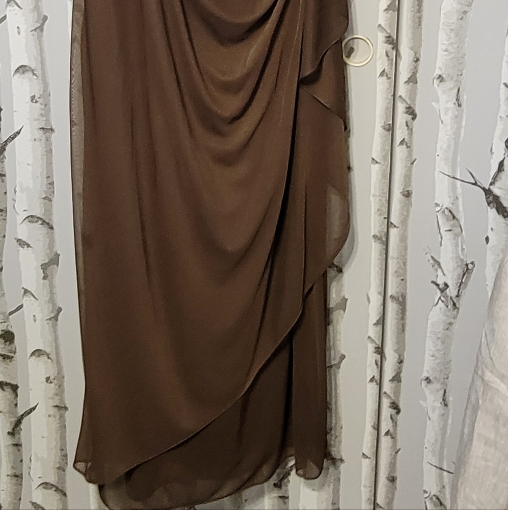 Davids Bridal formal dress size 20w with matching shoes